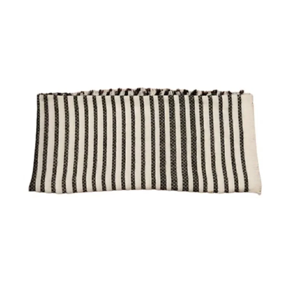 Striped Frill Scarf
